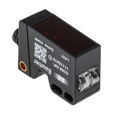 Baumer Diffuse Photoelectric Sensor, Block Sensor, 30 mm → 200 mm Detection Range