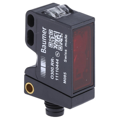 Baumer Retroreflective Photoelectric Sensor, Block Sensor, 0 → 4 m Detection Range