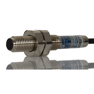 Telemecanique Sensors Diffuse Photoelectric Sensor, Barrel Sensor, 70 mm Detection Range