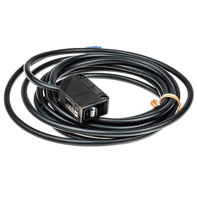 Omron Through Beam Photoelectric Sensor, Block Sensor, 15 mm Detection Range