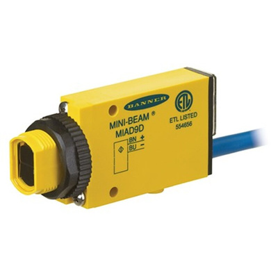 Banner Diffuse Photoelectric Sensor, Block Sensor, 380 mm Detection Range