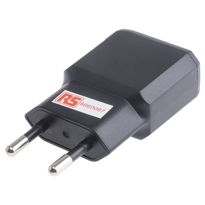 RS PRO, 10.5W Plug In Power Supply 5V dc, 2.1A, Level V Efficiency, 1 Output Switched Mode Power Supply, Type C
