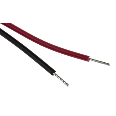 RS PRO Red Panel Mount Indicator, 24V dc, 12mm Mounting Hole Size, Lead Wires Termination
