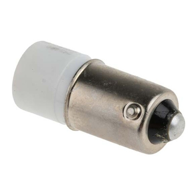 RS PRO White LED Indicator Lamp, 24V ac/dc, BA9s Base, 10mm Diameter, 2070mcd