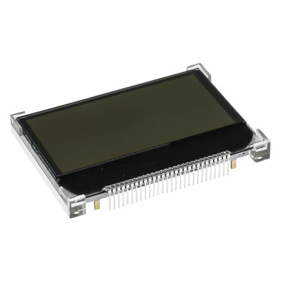 Displaytech 64128K-FC-BW-3 Graphic LCD Display, Black on White, Transflective