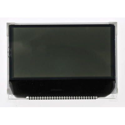 Displaytech 64128K-FC-BW-3 Graphic LCD Display, Black on White, Transflective