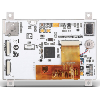 MikroElektronika MIKROE-2278 TFT LCD Colour Display, 4.3in SVGA, 480 x 272pixels
