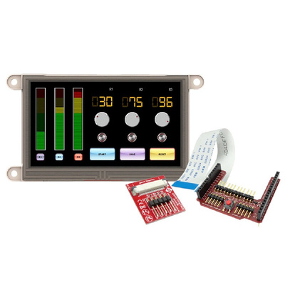 4D Systems gen4-uLCD-43DCT-CLB-AR TFT LCD Colour Display / Touch Screen, 4.3in, 480 x 272pixels