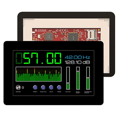 4D Systems gen4-uLCD-70DCT-CLB-AR TFT LCD Colour Display / Touch Screen, 7in, 800 x 480pixels