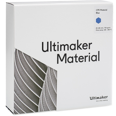 Ultimaker 2.85mm Blue CPE 3D Printer Filament, 750g