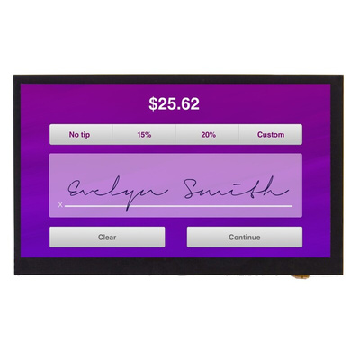 Displaytech DT070BTFT-PTS1 TFT LCD Colour Display / Touch Screen, 7in, 1024 x 600pixels
