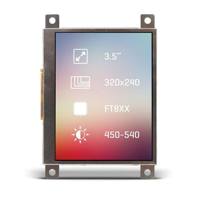 MikroElektronika MIKROE-2161 TFT LCD Colour Display, 3.5in, 320 x 240pixels