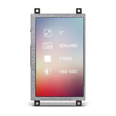 MikroElektronika MIKROE-2169 TFT LCD Colour Display, 5in, 800 x 480pixels
