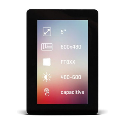 MikroElektronika MIKROE-2173 TFT LCD Colour Display / Touch Screen, 5in, 800 x 480pixels