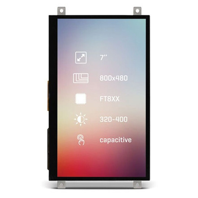 MikroElektronika MIKROE-2176 TFT LCD Colour Display / Touch Screen, 7in, 800 x 480pixels
