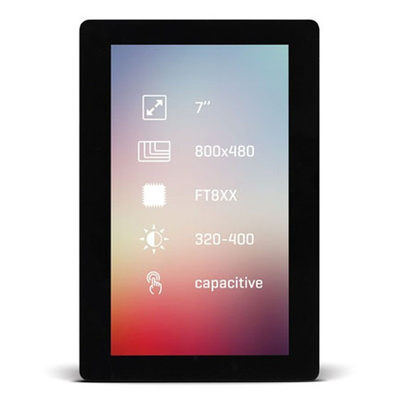 MikroElektronika MIKROE-2178 TFT LCD Colour Display / Touch Screen, 7in, 800 x 480pixels