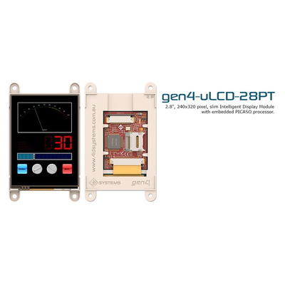 4D Systems gen4-uLCD-28PT TFT LCD Display Module / Touch Screen, 2.8in, 240 x 320pixels