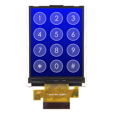 Displaytech DT028BTFT TFT TFT LCD Display / Touch Screen, 2.8in, 240 x 320pixels