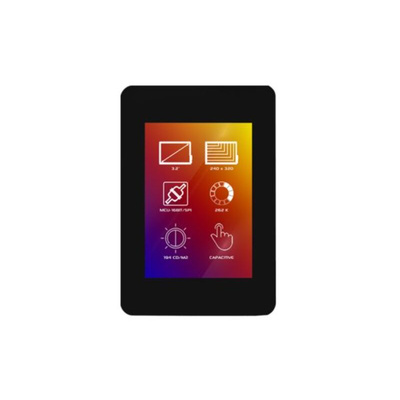 4D Systems 4DLCD-32320240-CTP-CLB TFT LCD Colour Display / Touch Screen, 3.2in, 240 x 320pixels