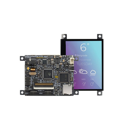 MikroElektronika MIKROE-4313 TFT LCD Display Module / Touch Screen, 3.5in, 320 x 240pixels