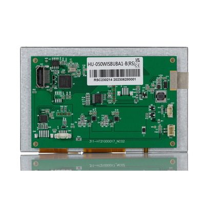 RS PRO TFT TFT LCD Display / Touch Screen, 5in WXGA, 800 x 480pixels