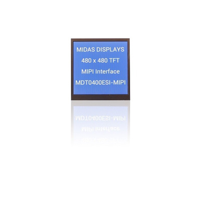 Midas MDT0400EIS-MIPI LCD Colour Display, 4in, 480 x 480pixels