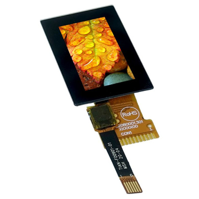 Display Visions EA TFT009-81AITC TFT LCD Display / Touch Screen, 0.96in, 16 x 80pixels