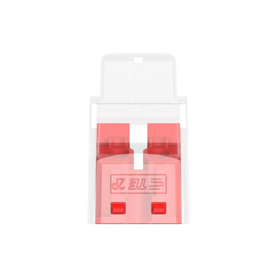 TE Connectivity, 2388553 Closed End Connector, Red, Insulated, Copper 12 → 22 AWG