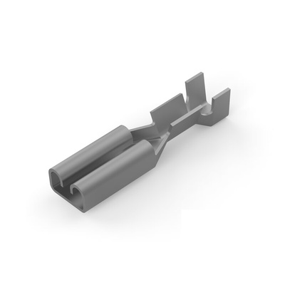TE Connectivity, FASTON 110 Receptacle Crimp Quick Disconnect Terminal, Brass, Tin 0.32 → 0.51 mm²