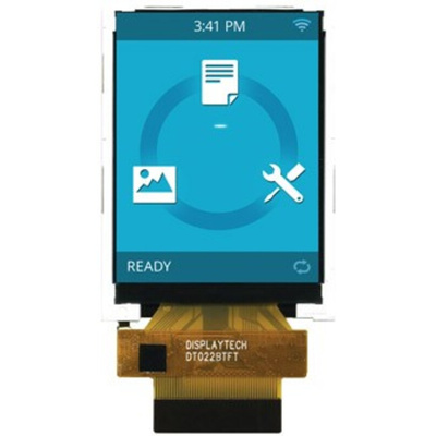 Displaytech DT022BTFT TFT LCD Colour Display, 2.2in QVGA, 240 x 320pixels