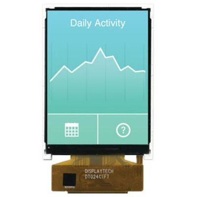 Displaytech DT024CTFT TFT LCD Colour Display, 2.4in QVGA, 240 x 320pixels