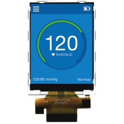 Displaytech DT028ATFT-TS TFT LCD Colour Display / Touch Screen, 2.8in QVGA, 240 x 320pixels