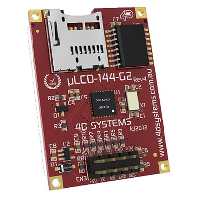 4D Systems SK-144G2 TFT LCD Colour Display, 1.44in, 128 x 128pixels