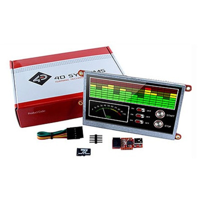 4D Systems SK-43DCT TFT LCD Colour Display / Touch Screen, 4.3in, 480 x 272pixels