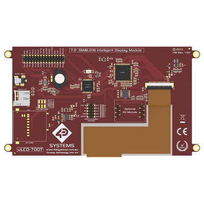 4D Systems SK-70DT TFT LCD Colour Display / Touch Screen, 7in, 800 x 480pixels