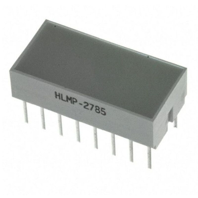 HLMP-2785-EF000 Broadcom Light Bar LED Display, Yellow 70 mcd