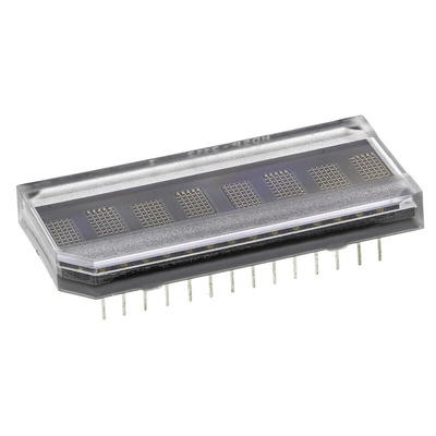 HDSP-2112 Broadcom 8 Digit Dot Matrix LED Display, 7 x 5 Dot Matrix Red 7.5 mcd 4.8mm