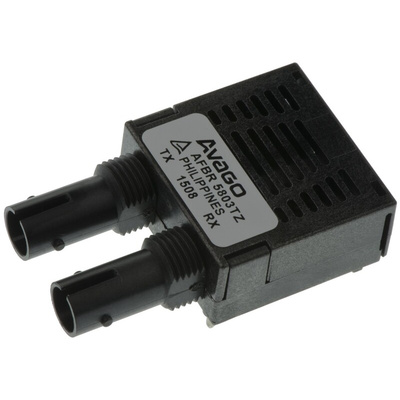 Broadcom AFBR-5803TZ Fibre Optic Transceiver, ST Connector, 100Mbit/s, 1380nm 9-Pin