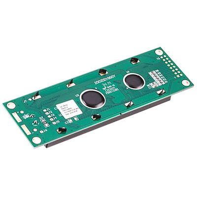 Fordata FC2002D01-FHYYBW-51SE FC Alphanumeric LCD Alphanumeric Display, Green, Yellow on Yellow-Green, 2 Rows by 20