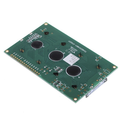 Fordata FC2004B01-FHYYBW-51SE FC Alphanumeric LCD Alphanumeric Display, Green, Yellow on Yellow-Green, 4 Rows by 20