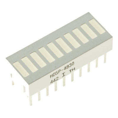 HDSP-4830 Broadcom Light Bar LED Display, Red 3.5 mcd