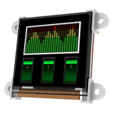 4D Systems 1.5in White Passive matrix OLED Display 128 x 128pixels Matrix Serial Interface