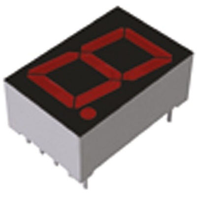 LAP-601VB ROHM LED Display, CA Red 36 mcd RH DP 14.6mm