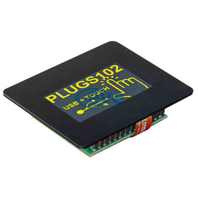 Display Visions 1.7in Yellow OLED Display 128 x 64pixels Graphics I2C, RS232, SPI, USB Interface