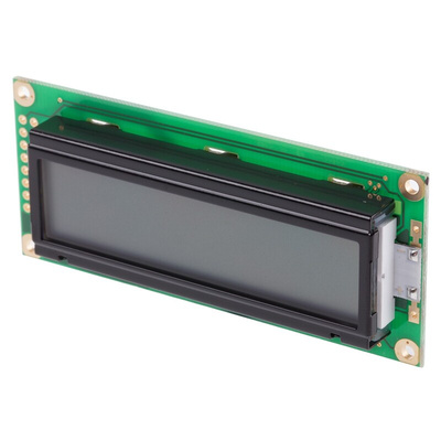 Powertip PC1602LRS-H Alphanumeric LCD Display, 2 Rows by 16 Characters, Transflective