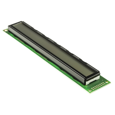 Powertip PC4002LRS-B Alphanumeric LCD Display, 2 Rows by 40 Characters, Transflective