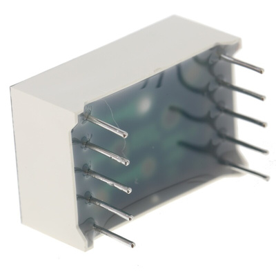 SA05-11EWA Kingbright 7-Segment LED Display, CA Red 7.6 mcd RH DP 12.7mm