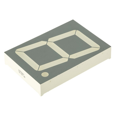 SA23-12SRWA Kingbright 7-Segment LED Display, CA Red 190 mcd RH DP 57mm