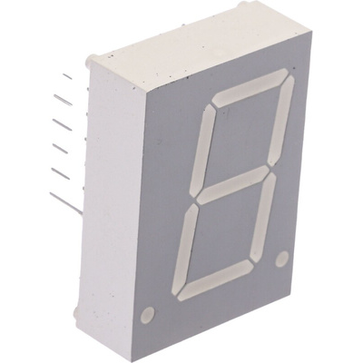 HDSP-3903 Broadcom 7-Segment LED Display, CC Red 7 mcd RH DP 20.3mm
