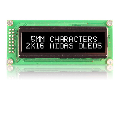 Midas White OLED Display COB Parallel Interface